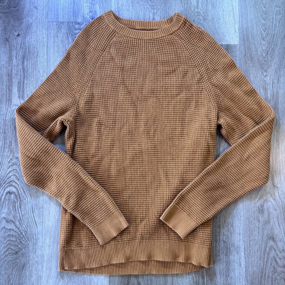 REI Wallace Lake Waffle Cotton Crewneck Sweater
